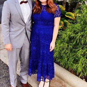 Antonio Melani Lace A-Line Midi Dress- WORN ONCE!